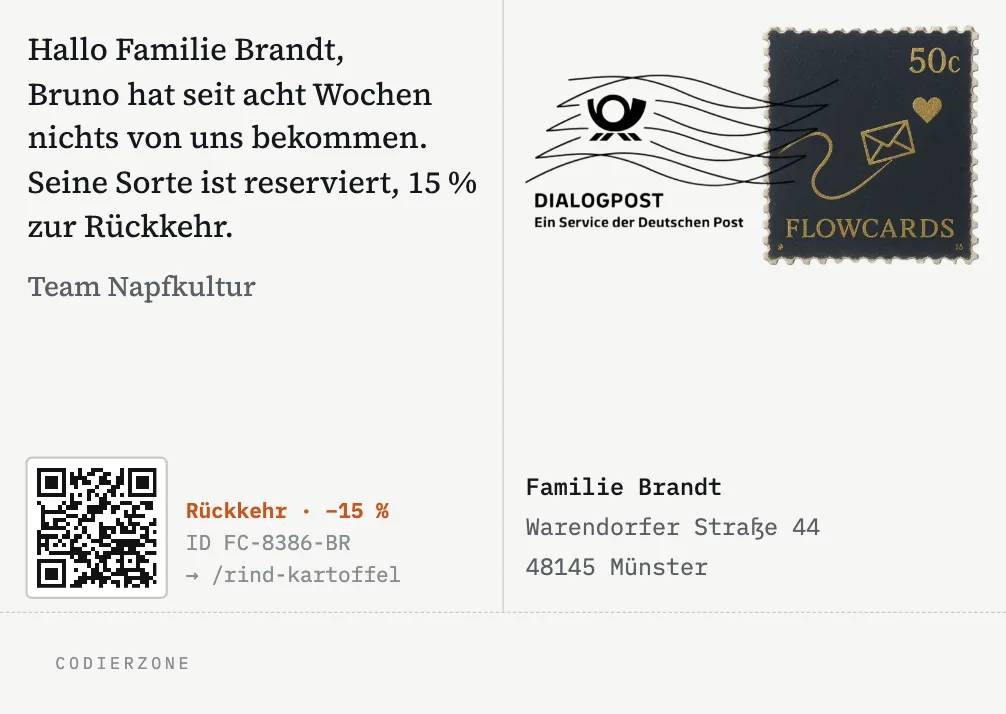 Napfkultur – Rückkehr (Rückseite)